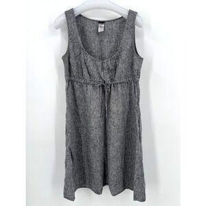 Patagonia Summertime Hemp Dress‎ Chambray Raven Gray Size 10